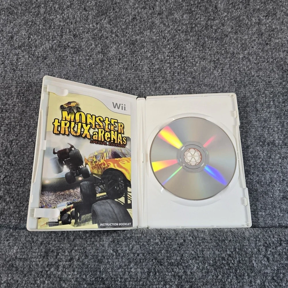 Monster Trux Arenas Special Edition Nintendo Wii Game‎ Tested & Working